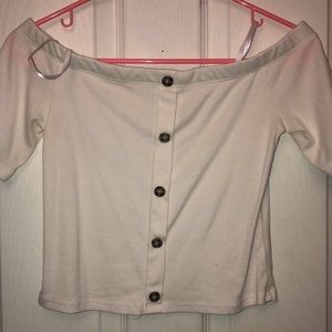 Over the shoulder top